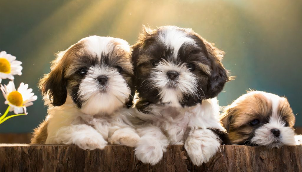 Shih Tzu puppies for sale background pickture